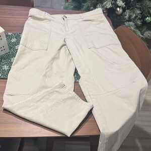 Loft wide leg chinos